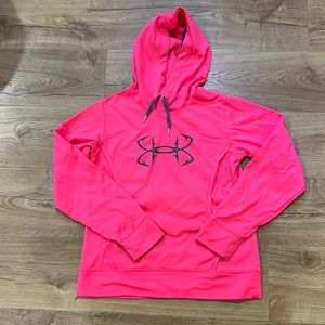 Bright pink under Armor hoodie